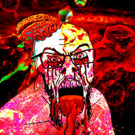 angry blood bloodshot_eyes brain cruelty_squad distorted hallucination open_mouth schizo soyjak stubble variant:feraljak // 1000x1000 // 1.9MB