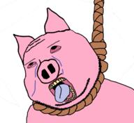 animal bloodshot_eyes crying double_chin ear eyelids hanging merge oink pig pink_skin red_eyes small_eyes snout soyjak stubble subvariant:massjak subvariant:wholesome_soyjak tongue variant:bernd variant:gapejak // 757x696 // 150.5KB