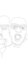 glasses mustache open_mouth soy soyjak soylent stubble variant:unknown zekijak // 932x1920 // 241.6KB