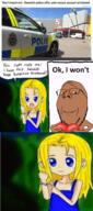 angry arm brown_skin closed_mouth comic female flag flag:sweden frown full_body girl hand heart news pedophile rape smile soyjak subvariant:wholesome_soyjak sweden text variant:gapejak wholesome yellow_hair // 640x1442 // 920.9KB