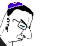 chud chud_crying clothes crying hat jewish_nose jewish_star jews judaism kippah sad // 343x276 // 30.9KB