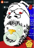 baby binky clothes glasses hat low_quality reddit reddit_gold soyjak stubble variant:gapejak // 293x409 // 62.7KB