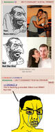 4chan asian bloodshot_eyes clenched_teeth crying glasses hair happy_merchant pol_(4chan) soyjak text thought_bubble variant:chudjak yellow_skin yellow_teeth // 935x2245 // 739.0KB