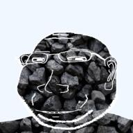 coal coal_skin ear eyelids glasses inverted small_eyes smile soyjak stubble subvariant:massjak subvariant:wholesome_soyjak variant:gapejak // 600x600 // 332.0KB