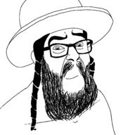 big_nose closed_mouth glasses happy jews judaism kike subvariant:feraljew variant:feraljak zionism zionist // 1500x1500 // 133.3KB