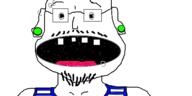 beard clothes ear earring glasses mustache oekaki open_mouth sleeveless_shirt soyjak stubble tongue variant:unknown // 500x250 // 23.6KB