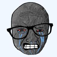 bloodshot_eyes crying glasses looking_at_you moon solar_system space umbriel uranus variant:wojak wojak // 758x758 // 363.3KB