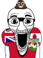 arm bermuda caribbean clothes emoticon flag glasses open_mouth poop soyjak stretched_mouth stubble subvariant:el_perro_loco tshirt variant:el_perro_rabioso 💩 // 775x1041 // 238.0KB