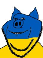 animal ear flag pig smile soyjak stubble ukraine variant:impish_soyak_ears // 596x800 // 87.6KB