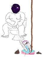 2soyjaks arm bloodshot_eyes crying dead fat glasses hair hand hanging hbo_max leg mask nsfw open_mouth penis poop purple_hair purple_skin rope smile soyjak stubble subvariant:wholesome_soyjak toilet tranny tube variant:cobson variant:gapejak // 897x1155 // 47.8KB