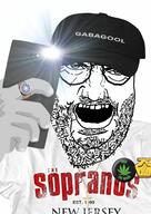 badge beard black_skin cap chain clothes cross double_chin flash glasses hat holding_object holding_phone open_mouth phone punisher_face reddit_gold ring soyjak the_sopranos variant:its_out_get_in_here weed // 1370x1935 // 1.8MB