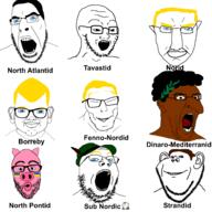 adolf_hitler atlantid blue_eyes brown_skin buck_teeth clothes dinaric dinaro-mediterranid fenno-nordic flag hat multiple_soyjaks nordic nordid norid north-atlantid north_pontid osteuropoid phenotype pontid race strandid sub-nordic subvariant:chudjak_front tavastid taxonomy ukraine variant:brandon variant:chudjak variant:cobson variant:feraljak variant:gapejak variant:imhotep variant:impish_soyak_ears variant:nojak variant:soyak yellow_hair // 3464x3464 // 1.9MB