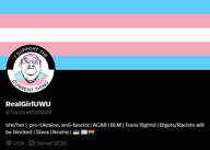 flag glasses hair lgbt mustache purple_hair soyjak stubble text tranny transgender_flag twitter ukraine variant:bernd // 598x427 // 42.8KB