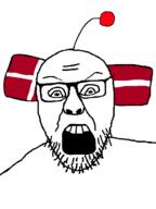 antenna country denmark flag flag:denmark glasses open_mouth reddit soyjak stubble variant:feraljak_front // 900x1200 // 23.2KB