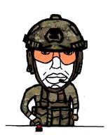 angry chud closed_mouth clothes helmet military modern_warfare multicam rangers_1_milsim soyjak variant:chudjak // 200x250 // 41.5KB