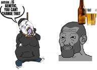 alcohol beer chadjak cigarette crying doomer full_body gigachad gynaecomastia hanging hoodie piss r9k_(4chan) rope speech_bubble suicide text variant:bernd variant:wojak wojak // 864x631 // 63.3KB