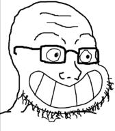 calarts glasses grin smile so_true soyjak stubble template variant:soyak // 1422x1626 // 37.6KB