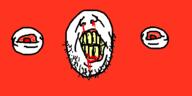 angry blood bloodshot_eyes clenched_teeth closed_mouth oekaki soyjak stubble variant:unknown yellow_teeth // 500x250 // 18.5KB