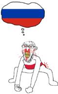 angry animated blood bloodshot_eyes butthurt clenched_teeth dance ear flag flag:poland flag:russia glasses hand leg monkey_dance nosebleed poland red_eyes russia soyjak stubble subvariant:feralrage thought_bubble variant:feraljak vein yellow_teeth // 530x852 // 73.0KB