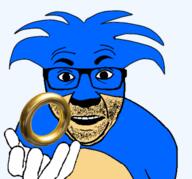 glasses hand open_mouth perro_hold ring sega sonic sonic_the_hedgehog soyjak stubble variant:el_perro_rabioso video_game // 1688x1571 // 546.0KB