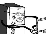 arm beard computer computer_mouse fridge glasses gritting_teeth hand mouse screen soyjak variant:soyak // 400x300 // 21.2KB