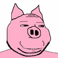 animal animated ear eyelids glasses open_mouth pig pink_skin smile snout soyjak stubble subvariant:massjak subvariant:wholesome_soyjak talking variant:gapejak // 600x600 // 10.3KB