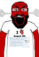 768 1461 1661 1914 1927 1933 1942 1985 2015 2022 angry arm august august_7 auto_generated beard clothes country glasses open_mouth red soyjak steam subvariant:science_lover text variant:markiplier_soyjak wikipedia // 1440x2096 // 597.1KB