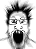 blur breakfast_for_dinner glasses hair open_mouth soyjak stubble variant:markiplier_soyjak // 600x800 // 166.7KB