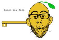 ear glasses key leaf lemon open_mouth soyjak stubble text variant:nojak // 796x536 // 26.6KB