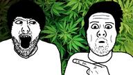 arm ghetto_smosh hair hand open_mouth pointing smosh soyjak stubble variant:unknown weed // 1745x981 // 1.4MB