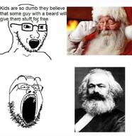 2soyjaks communism glasses karl_marx large_mouth open_mouth santa soyjak soyjak_comic stubble text variant:gapejak variant:soyak // 659x680 // 68.7KB