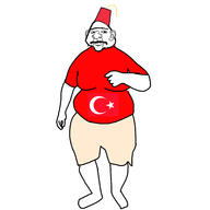 clothes country fat fez flag flag:turkiye mustache shorts soyjak turk turkiye variant:ishish_soyak_ears yasin_cengiz // 3464x3464 // 586.3KB