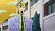 anime glasses jojos_bizarre_adventure kira_yoshikage soyjak variant:cobson yellow_hair // 2560x1440 // 3.9MB