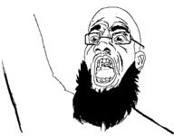 arm beard ear glasses islam open_mouth soyjak variant:unknown // 373x293 // 6.4KB