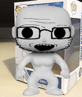 arm box full_body funko_pop glasses grey hand irl_background leg npc open_mouth soyjak stubble toy variant:soyak // 680x805 // 373.2KB