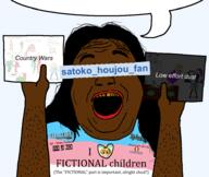 arm brown_skin child clothes country countrywar drawing flag:italy flag:pedophilia_pride_flag flag:transgender_pride_flag hair higurashi holding_object houjou_satoko i_love italy lipstick loli map map_(pedophile) mexico open_mouth pedophile satoko_houjou(namefag) soybooru soyjak speech_bubble speech_bubble_empty stubble swastika text tranny umineko variant:alicia yellow_teeth // 949x800 // 165.6KB