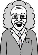 amerimutt balding benjamin_franklin clothes glasses grey_hair necktie open_mouth pocket pol_(4chan) politics smosh soyjak variant:unknown // 438x638 // 15.2KB