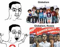 2soyjaks communism cyrillic_text excited glasses google hand hands_up open_mouth pol_(4chan) russia soyjak text variant:chudjak // 1024x812 // 118.5KB