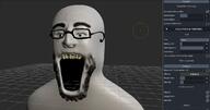 3d glasses open_mouth soyjak stubble variant:unknown // 1280x670 // 95.7KB