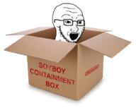 box cardboard glasses nintendo open_mouth soyjak stubble variant:soyak video_game // 612x498 // 166.4KB