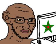 brown_skin closed_mouth computer ear glasses morocco smug soyjak stubble variant:soyak // 800x639 // 86.2KB