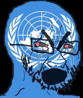 bloodshot_eyes blue crying glasses open_mouth soyjak stubble thick_eyebrows united_nations variant:cryboy_soyjak // 572x675 // 205.9KB