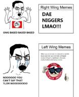 angry arm bloodshot_eyes clothes crying glasses hair hand hands_up meme nazism open_mouth picardia politics smug soyjak soyjak_comic swastika tshirt variant:chudjak // 832x1024 // 359.6KB