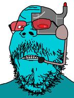 admin angry blue_skin cyborg frown glasses horn microphone red_eyes robot soygem_party soyjak stubble svvt variant:gapejak // 600x800 // 25.4KB