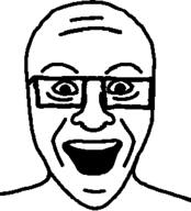 glasses open_mouth smosh soyjak variant:unknown // 274x303 // 5.4KB