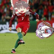 anime bloodshot_eyes cr7 cristiano_ronaldo crying glasses hakurei_reimu irl irl_background kick mustache open_mouth purple_hair rope soccer soyjak stubble tongue touhou tranny variant:bernd video_game // 1024x1024 // 128.8KB