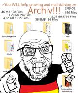 angry archive clenched_teeth flag flag:germany folder germany glasses hand pointing pointing_at_viewer soyjak stubble text variant:gapejak wrinkles // 548x654 // 190.4KB