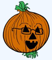 food glasses halloween jack_o_lantern onion open_mouth pumpkin soyjak variant:soyak vegetable // 827x953 // 24.1KB