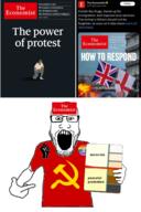 black_lives_matter communism gay gay_flag gay_pride glasses hammer_and_sickle pointing pointing_finger stubble the_economist variant:markiplier_soyjak // 1000x1500 // 852.6KB