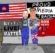 biting_lip black_lives_matter british_broadcasting_corporation brown_hair closed_mouth country elon_musk flag flag:united_kingdom flag:united_states full_body hair kris_kane soyjak text united_kingdom variant:cobson white_skin // 1170x1146 // 345.6KB